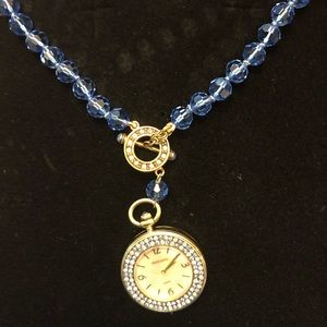 Heidi Daus watch necklace